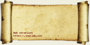 Isidora Ponjević vizit kartica